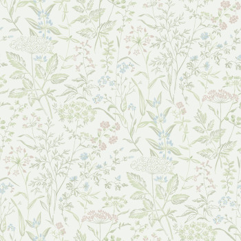 Tapete, grün, Blumen, Gräser, 38734, Borosan Hem, Boråstapeter