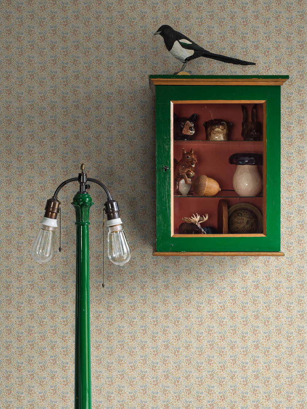 Tapete, cremefarben, Blumen, 4815, New Heritage, Boråstapeter