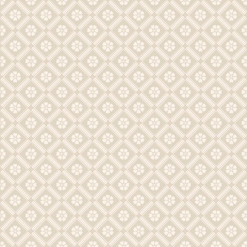 Tapete, beige, Blumen, 4823, New Heritage, Boråstapeter