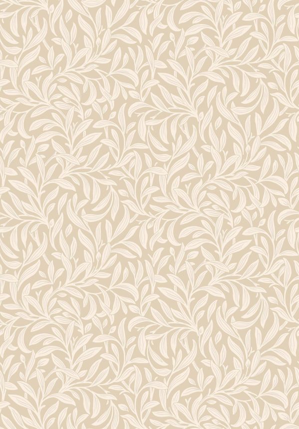 Tapete, beige, Blätter, 4832, New Heritage, Boråstapeter