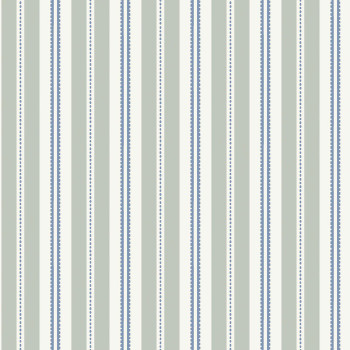 Tapete, blau-grün, Streifen, 5817, Nordic Folk, Borastapeter