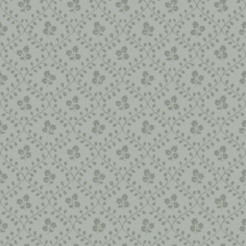 Tapete, grün, Blumen, 5825, Nordic Folk, Borastapeter