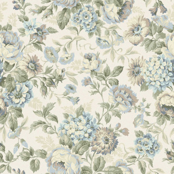Tapete, beige, Blumen, 5726, Orangeri, Boråstapeter