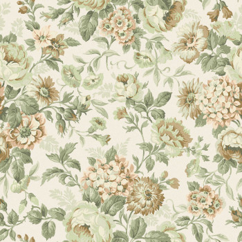 Tapete, beige, Blumen, 5727, Orangeri, Boråstapeter