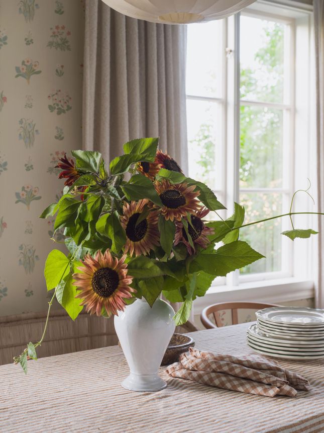 Tapete, creme, Blumen, 6951, Osterlen, Borastapeter