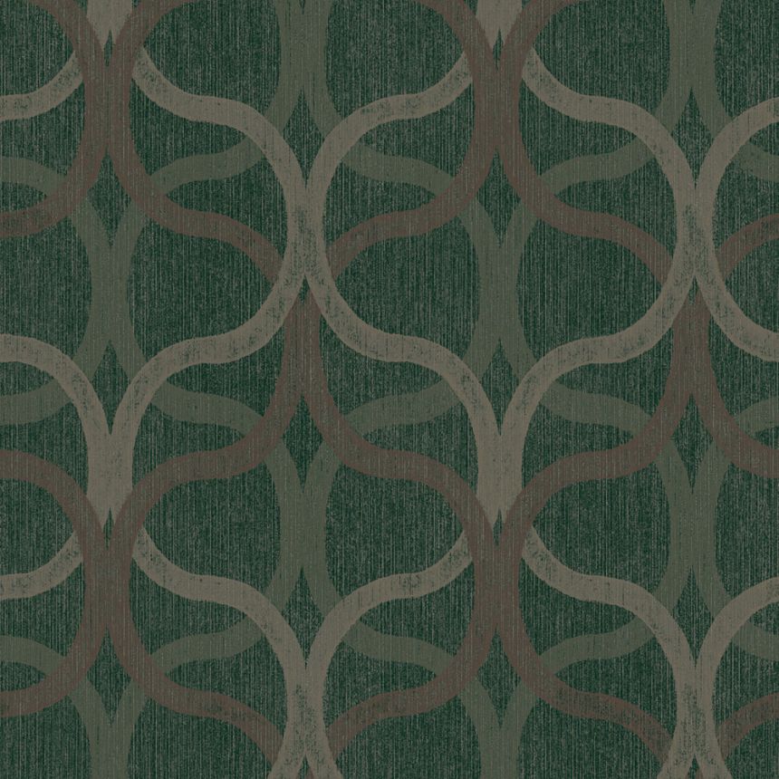 Geometrische Tapete, grün, 128006, Refine, Graham Brown Boutique
