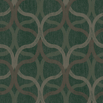 Geometrische Tapete, grün, 128006, Refine, Graham Brown Boutique