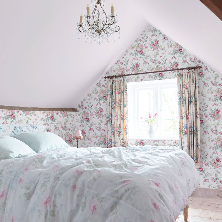 Tapete, Blumen, 125130, Shabby Chic by Rachel Ashwell