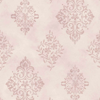 Tapete, rosa, klassisch, Ornamente, 125136, Shabby Chic by Rachel Ashwell
