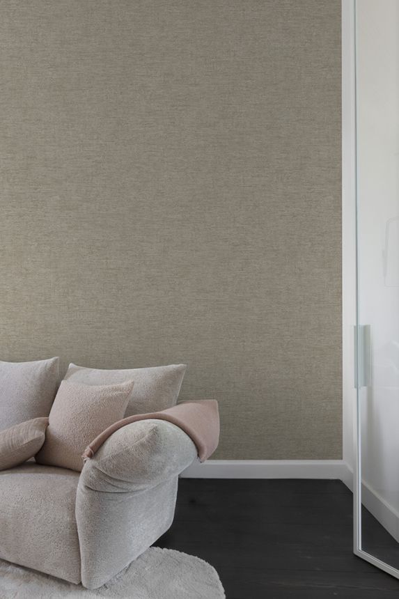 Tapete, braun, Stoffoptik, PW1313, Precious Weaves, Grandeco