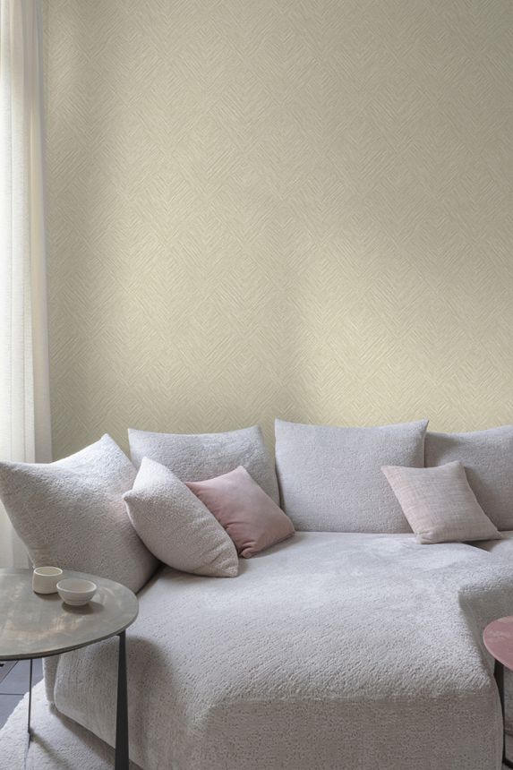 Tapete, beige, geometrisch, PW3003, Precious Weaves, Grandeco