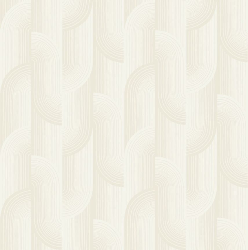 Tapete, creme, geometrisch, PW3101, Precious Weaves, Grandeco