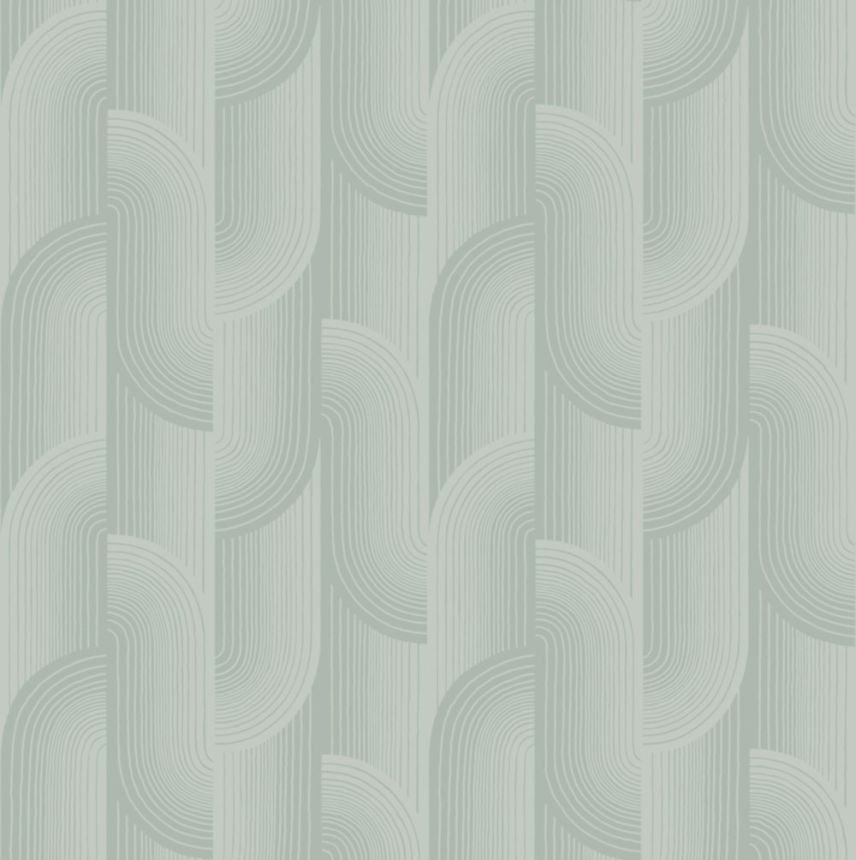 Tapete, grün, geometrisch, PW3106, Precious Weaves, Grandeco