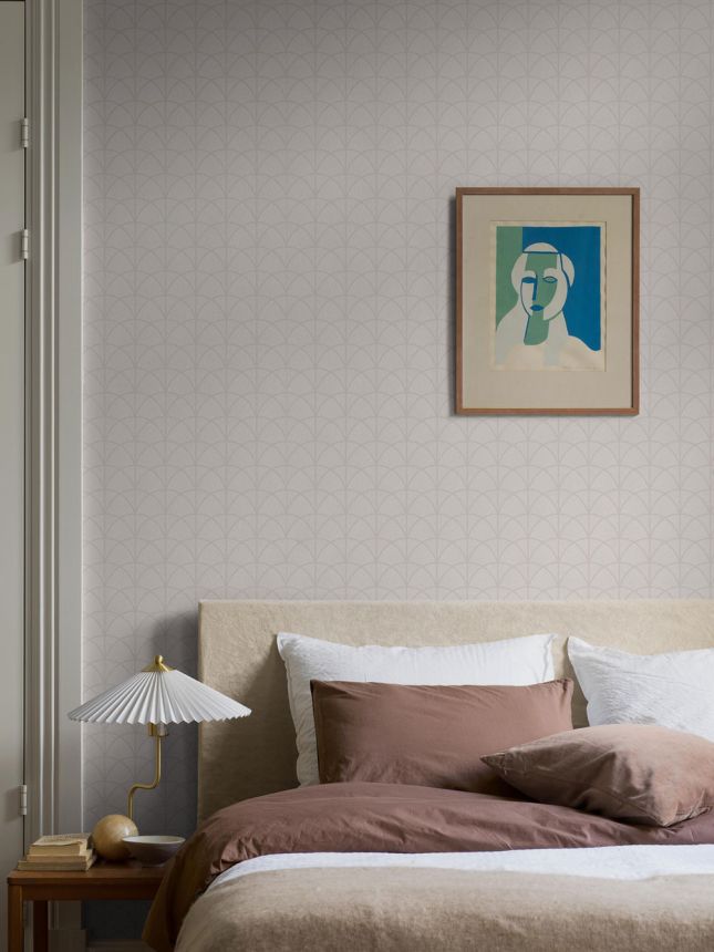 Vliestapete, weiß, grafisch, Art Deco, 7769, Adorn, Borastapeter