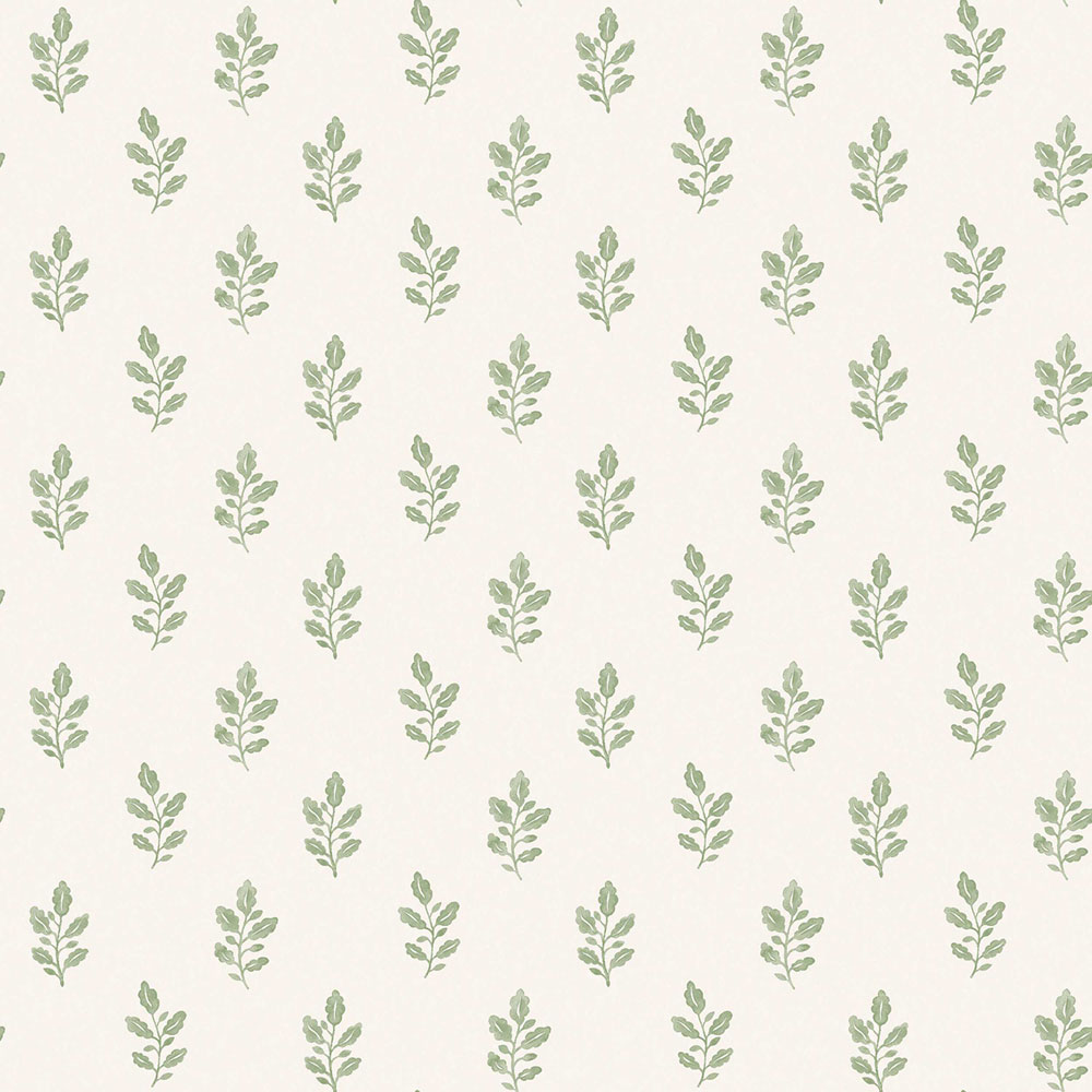 Vliestapete, creme-grün, Blätter, 7776, Adorn, Borastapeter