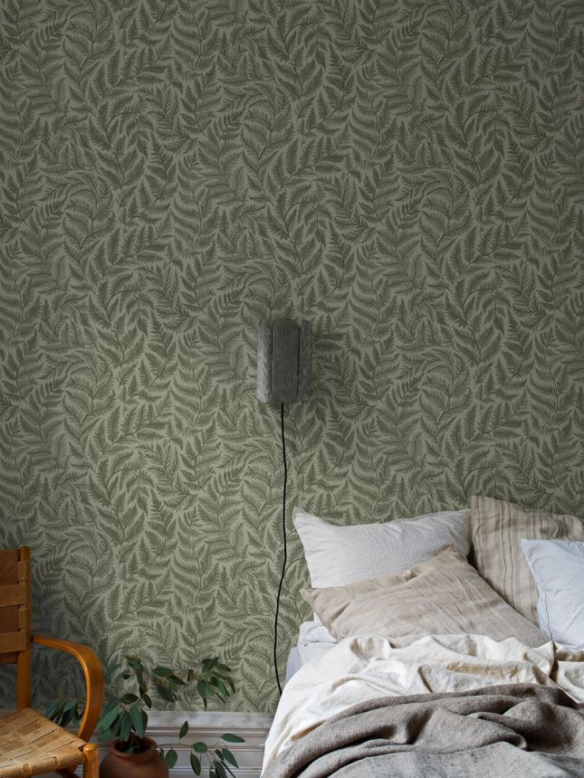 Vliestapete, grün, Farnblätter, 7792, Adorn, Borastapeter