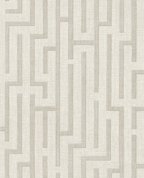 Tapete, creme-grau-beige, Stoffoptik, 350530, Riviera Maison, Eijffinger