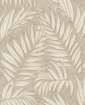 Tapete, braun-beige, Blätter, 350553, Riviera Maison, Eijffinger