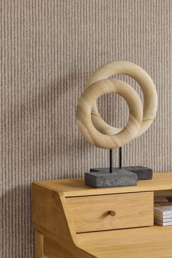 Tapete, braun, Naturmattenoptik, 350575, Riviera Maison, Eijffinger