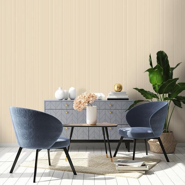Luxustapete, beige, Streifen, Z30315, Casa 8, Trussardi
