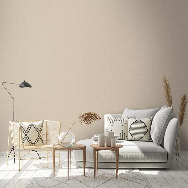 Luxustapete, beige, Stoffoptik, Z30339, Casa 8, Trussardi