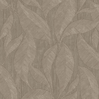 Luxustapete, braun, Blätter, Z20115, Casa Chic, Zambaiti Parati