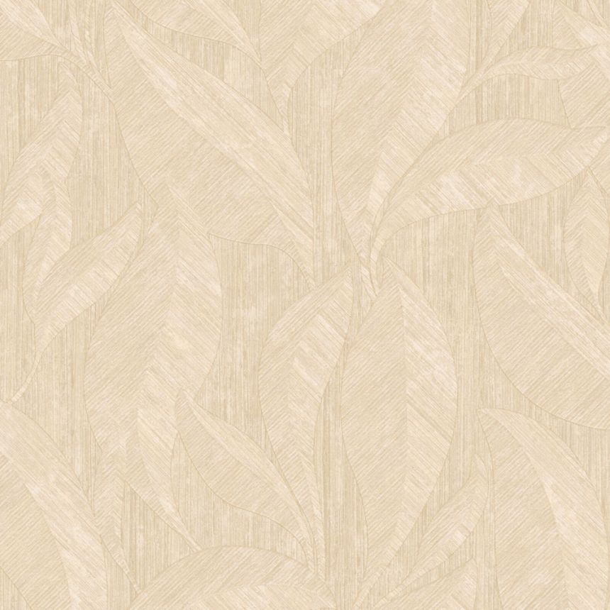 Luxustapete, beige, Blätter, Z20119, Casa Chic, Zambaiti Parati