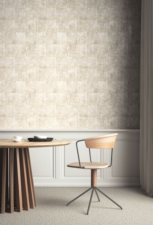 Tapete, braun-bronze, Beton, Fliesen, ORB403, The Texture Book, Masureel