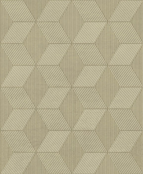 Tapete, beige-gold, geometrisch, ORB502, The Texture Book, Masureel