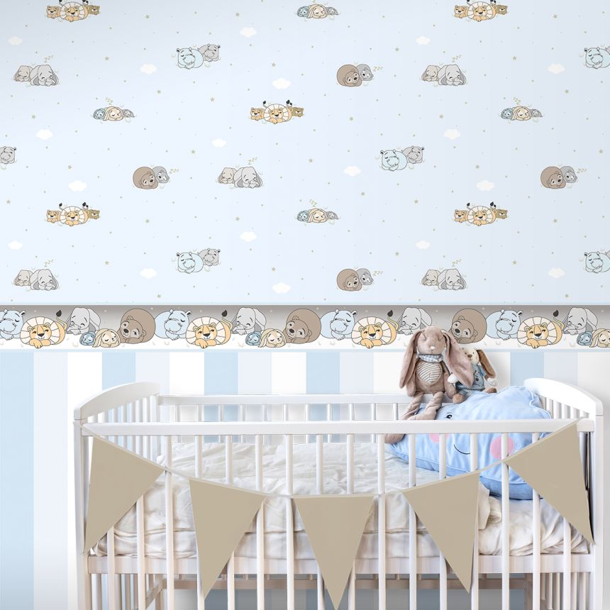 Selbstklebende Bordüre für Kinder 591-1, Treboli, Ichwallcoverings