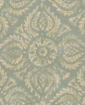 Tapete, blau, Ornamente, 350625, Amber, Eijffinger