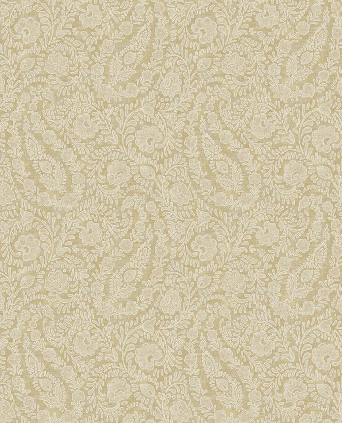 Tapete, beige, Blumen, Ornamente, 350651, Amber, Eijffinger