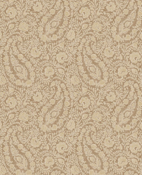 Tapete, braun, Blumen, Ornamente, 350652, Amber, Eijffinger