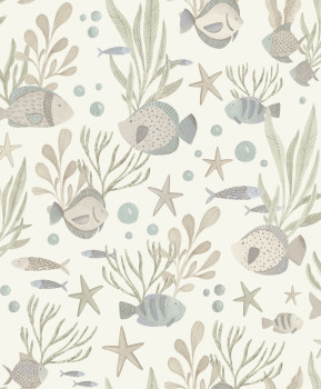 Kindertapete, Unterwasserwelt, LD3301, Little Dreamers, Grandeco