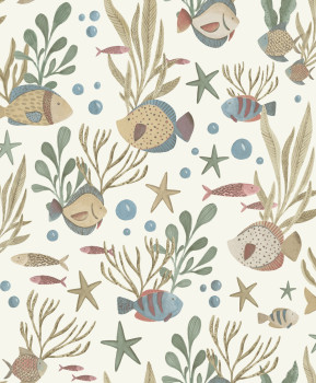 Kindertapete, Unterwasserwelt, LD3320, Little Dreamers, Grandeco