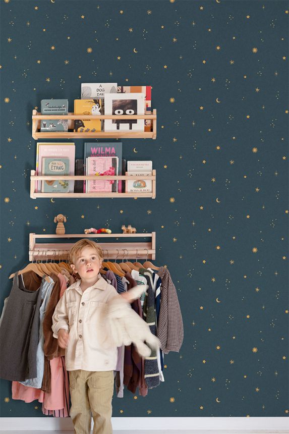 Kindertapete, blau, Himmel, LD3615, Little Dreamers, Grandeco