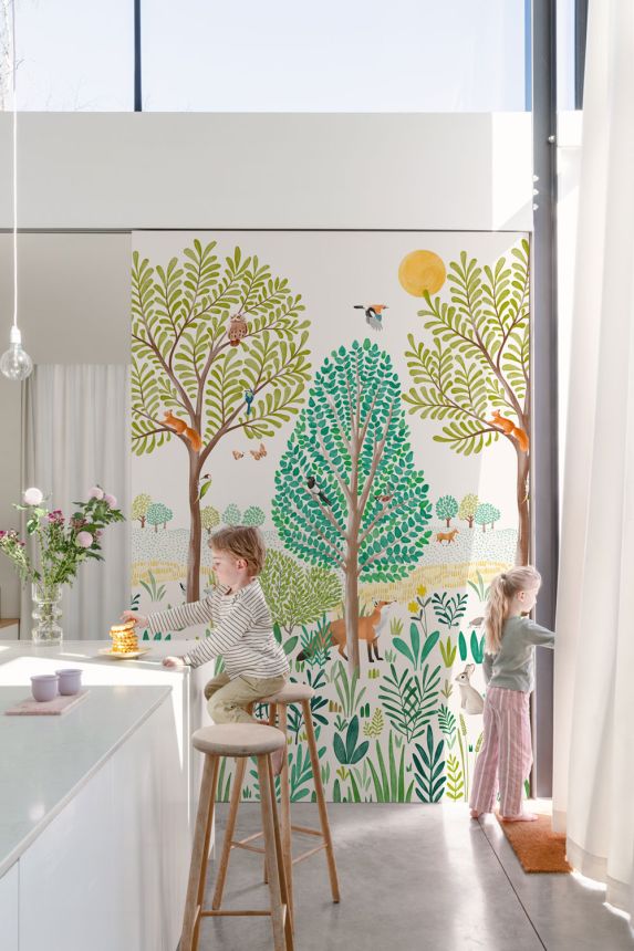 Kinder-Bildtapete, Waldtiere, LD6001, Little Dreamers, Grandeco