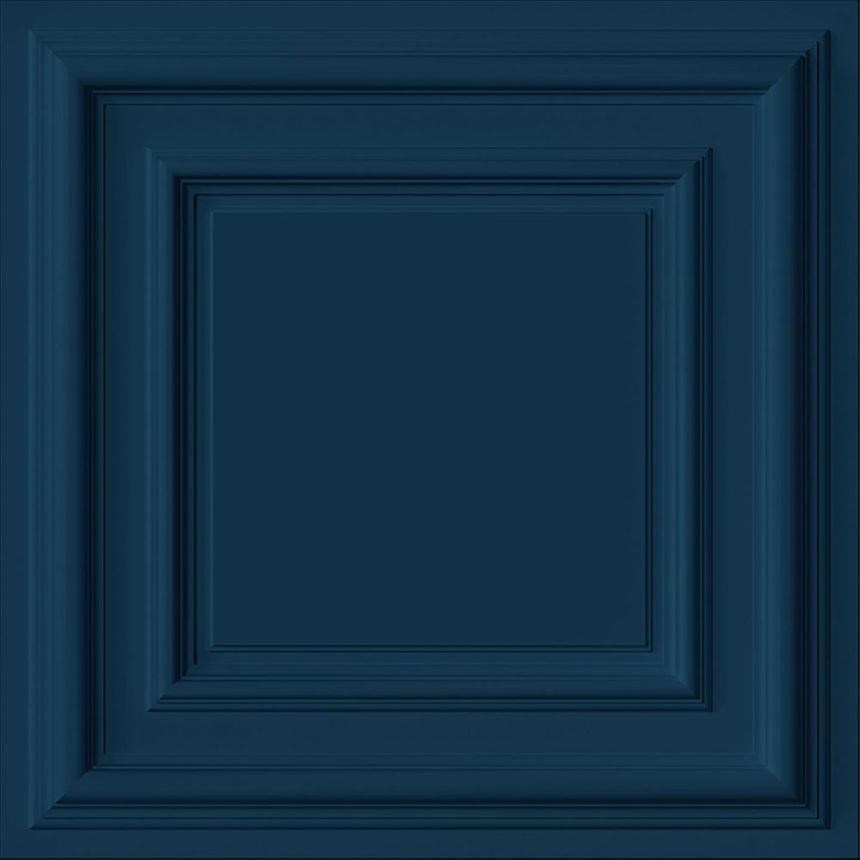 Tapete, blau, 3D-Paneeloptik, 347812, 3D Reflections, Origin