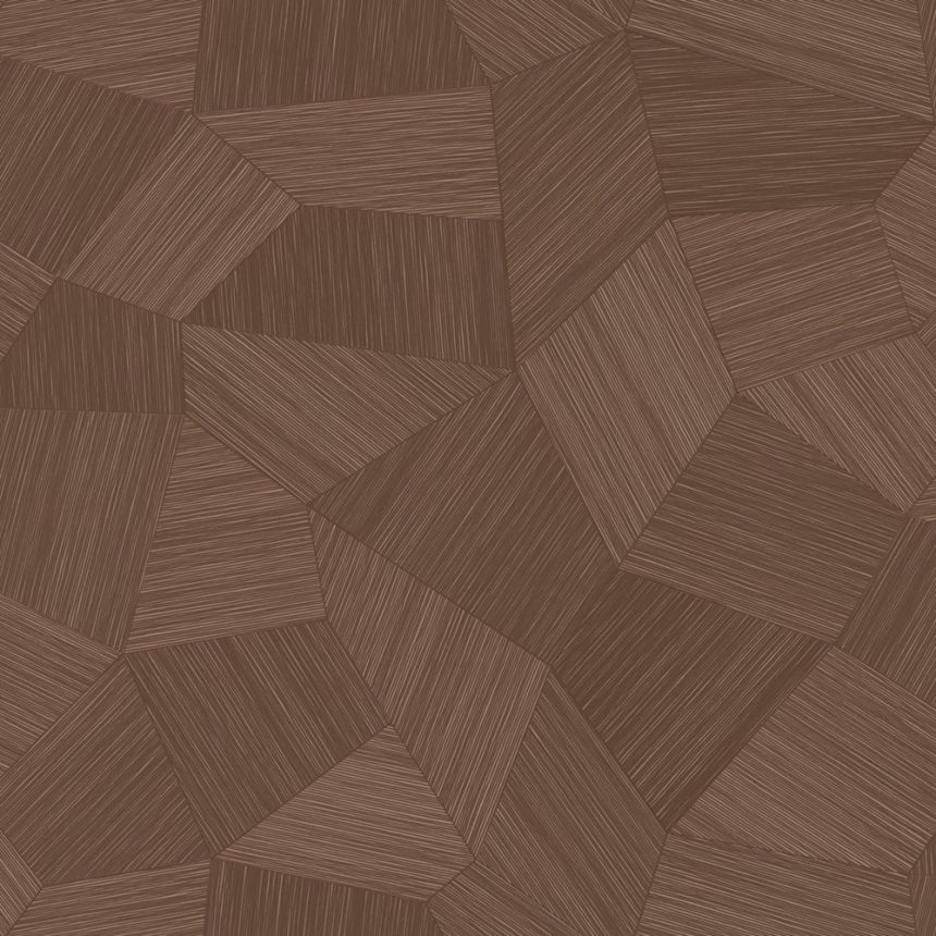 Tapete, braun, grafisches Muster, 347824, 3D Reflections, Origin