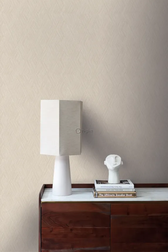 Tapete, beige, grafisches Muster, 347839, 3D Reflections, Origin