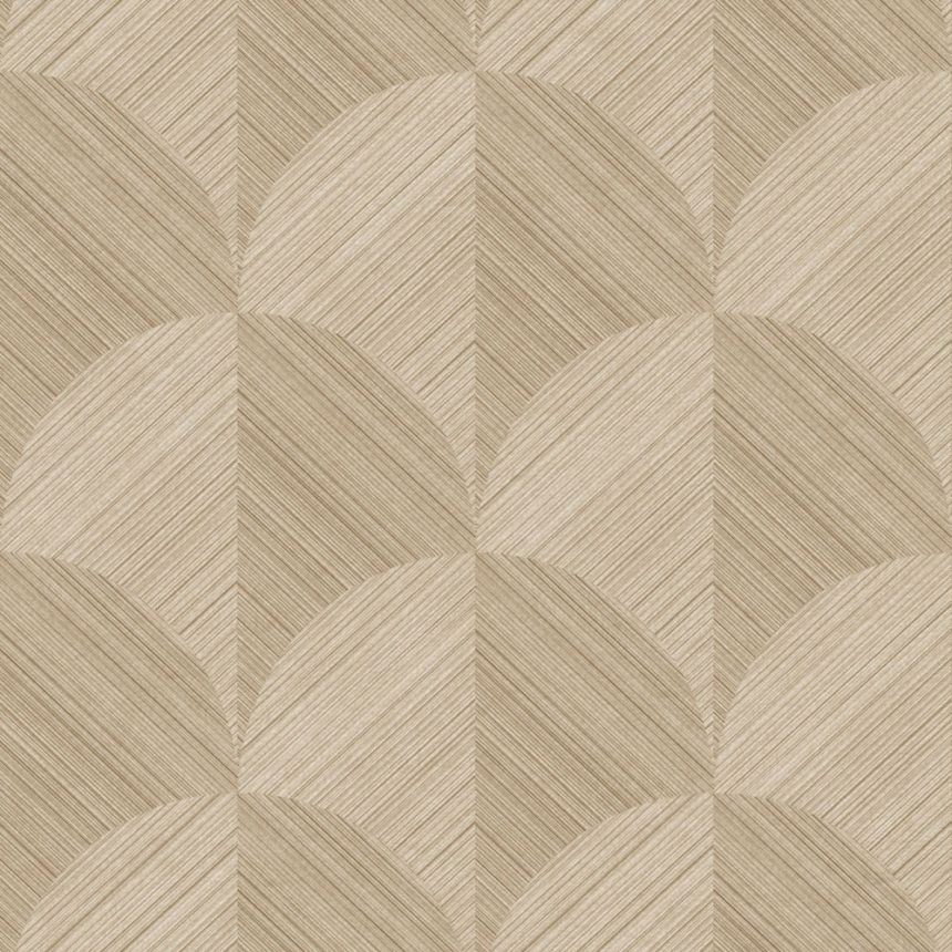 Tapete, braun-beige, grafisches Muster, 347936, 3D Reflections, Origin