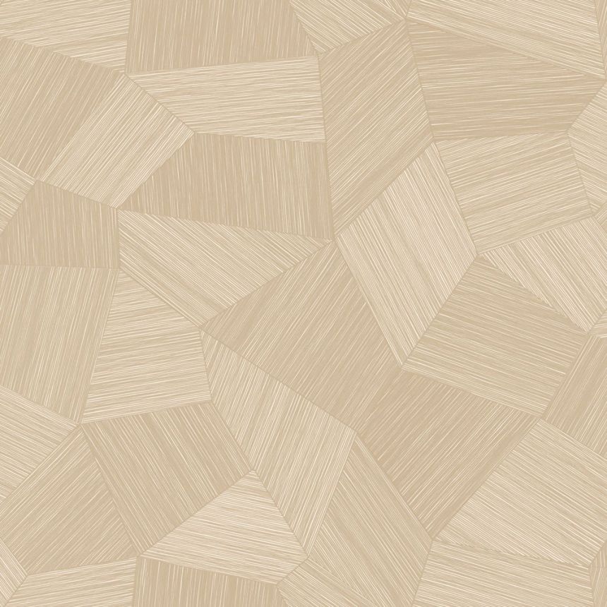 Tapete, beige, grafisches Muster, 347983, 3D Reflections, Origin