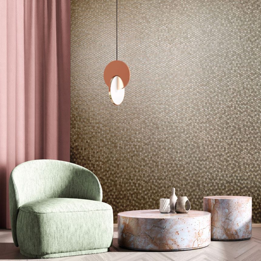 Tapete, Silber-Gold, Hexagone, 35816, Papis Loveday Fashion Icon, Marburg