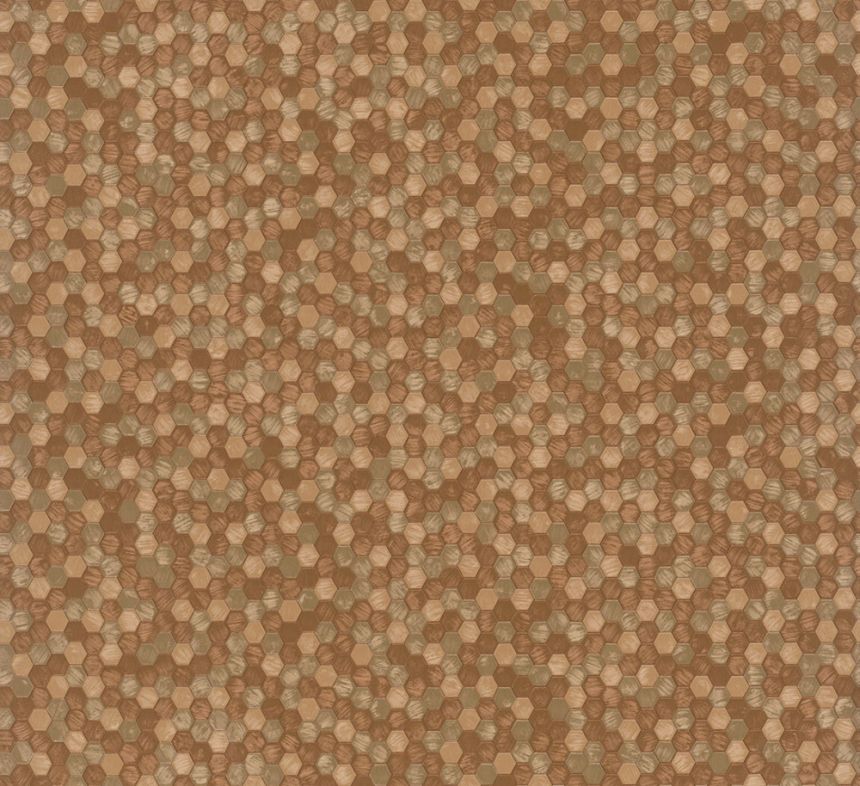 Tapete, Gold-Kupfer, Hexagone, 35818, Papis Loveday Fashion Icon, Marburg