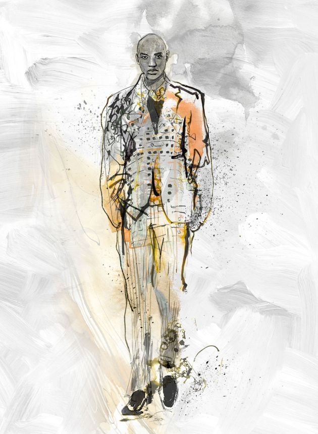 Fototapete, Männliches Model, 35899, Papis Loveday Fashion Icon, Marburg