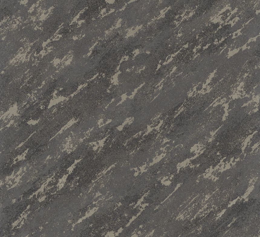 Tapete, Schwarz-Gold, Beton, Stuck, 34905, Eclectic, Marburg