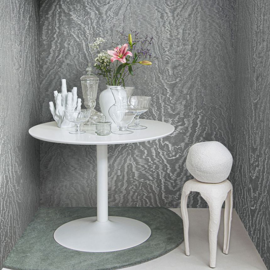 Tapete, Grau, Textiloptik, 34924, Eclectic, Marburg