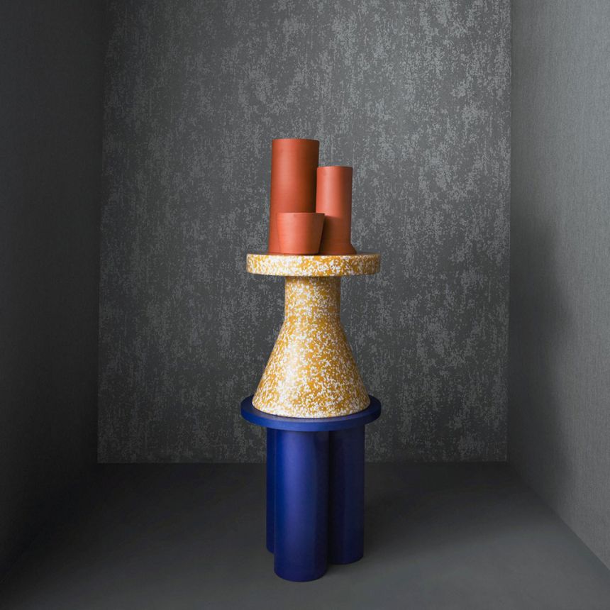 Tapete, Blau, Perlen, 34939, Eclectic, Grains & Plains, Marburg
