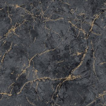 Tapete, schwarz-gold, Marmor, A78003, Vavex 2027