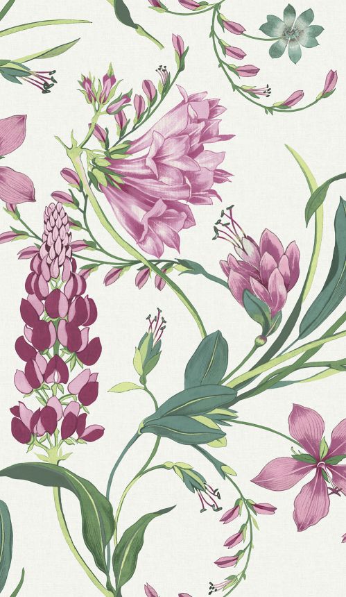 Tapete, rosa-grün, Blumen, 130296, Concerto, Graham Brown Premium